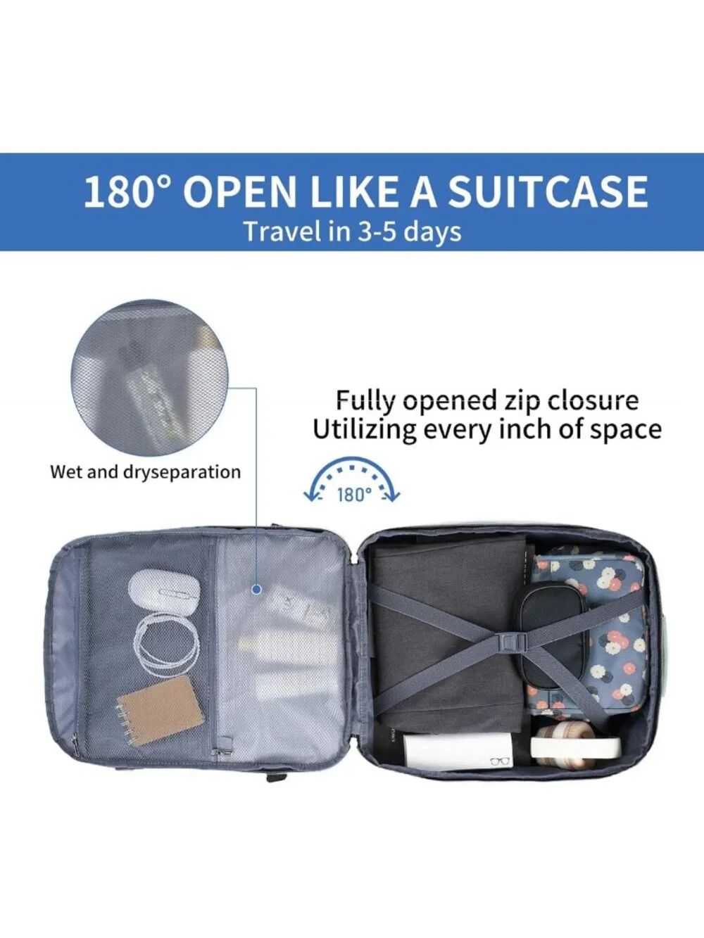 Stylish 40L Waterproof Laptop Backpack for Women | College & Business Use